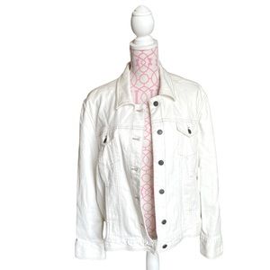 Eddie Bauer White Denim Jacket
